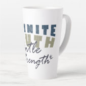 無限の真実、優しい強さのマグ&カップ カフェラテマグ (右アングル)