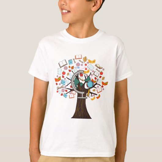 無限の知恵：数学のTシャツ Tシャツ (正面)