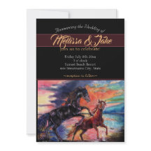 無限の空ロマンチック水彩馬