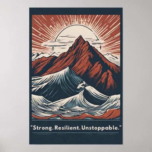 無限の粘り強さ ポスター (正面)