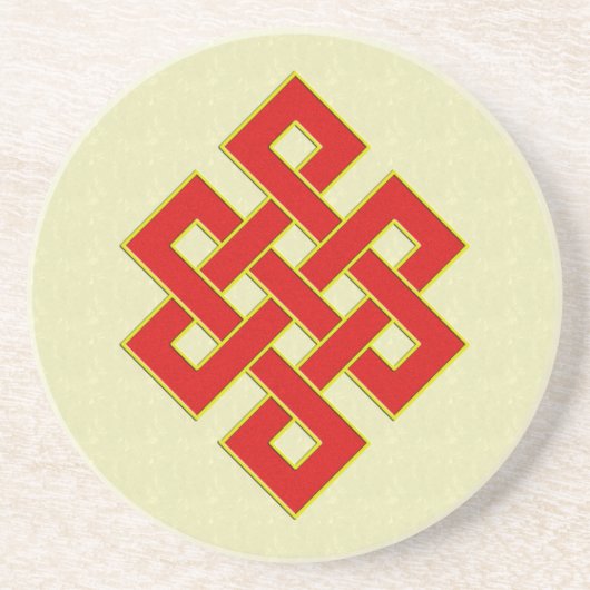 無限の結び目のコースター コースター (正面)