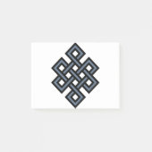 無限の結び目の永遠の仏教の記号仏 ポストイット (正面)