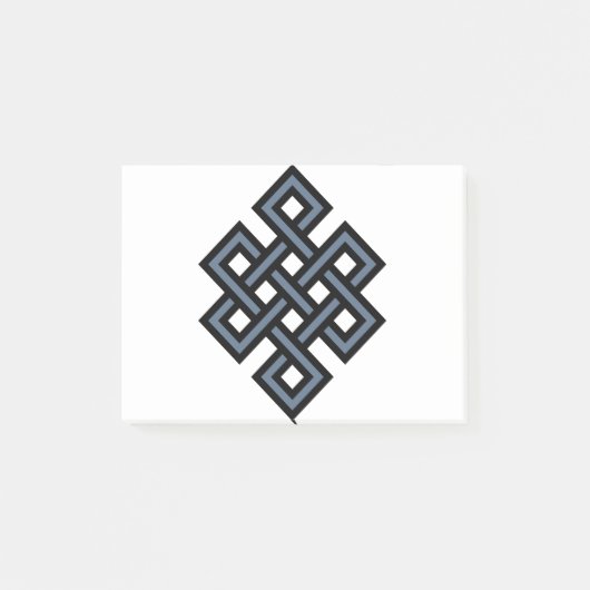 無限の結び目の永遠の仏教の記号仏 ポストイット (正面)