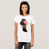 無限の美しさ 女性用グラフィック Tシャツ (正面フル)
