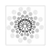 無限の花ゴムスタンプ ラバースタンプ (インプリント)