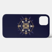 無限の花 — 神聖幾何学 天体 Case-Mate iPhoneケース (裏面 (横))