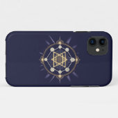 無限の花 — 神聖幾何学 天体 Case-Mate iPhoneケース (裏面(横))