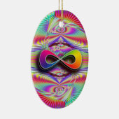 無限の虹（単語を追加） セラミックオーナメント (右)