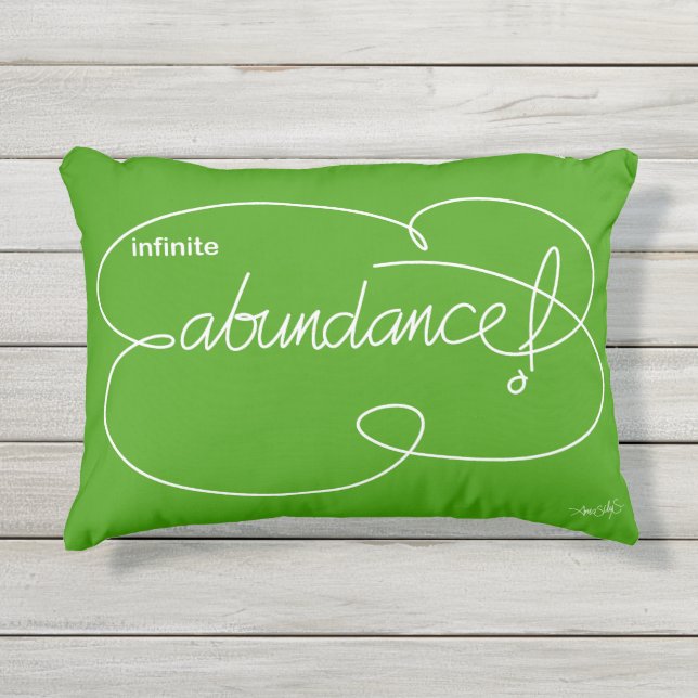 無限の豊かさ - 大胆な雲 - W アウトドアクッション (正面)