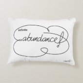 無限の豊かさ - 太い雲 アクセントクッション (裏面)