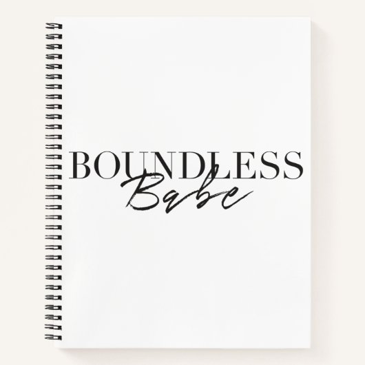 無限の赤ちゃんノート ノートブック (正面)