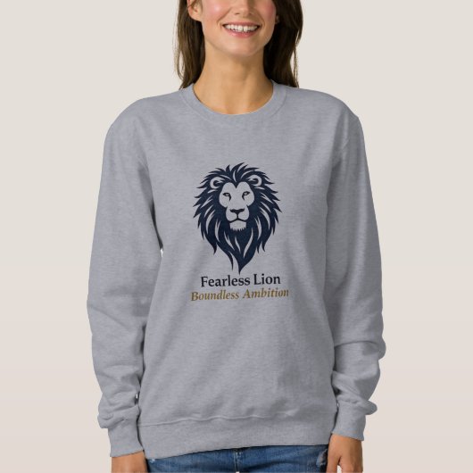 無限の野心やる気を起こさせる芸術 スウェットシャツ (正面)