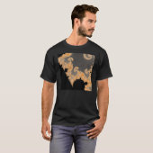 無限の金ゴールドの詳細のTシャツ Tシャツ (正面フル)