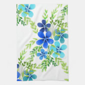 無限の青い忘れ私は花ではない キッチンタオル (縦)