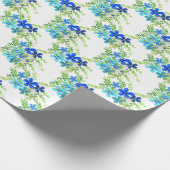 無限の青い忘れ私は花ではない ラッピングペーパー (角)