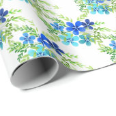 無限の青い忘れ私は花ではない ラッピングペーパー (ロールコーナー)