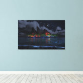 無限の青（夜） キャンバスプリント (インサイチュ (ウッドフロア))