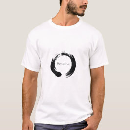 無限のEnsoの記号-呼吸して下さい Tシャツ