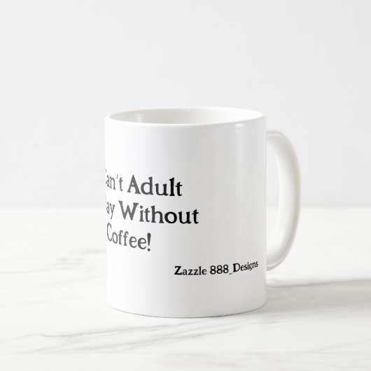 無限のTo-Doリストのマググ コーヒーマグカップ (正面右)