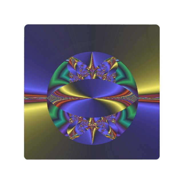 無限への道 メタルプリント (正面)