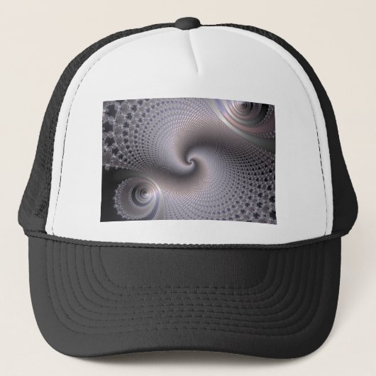 無限らせん状- Fractal Art キャップ (正面)