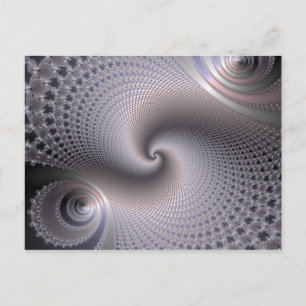 無限らせん状- Fractal Art ポストカード