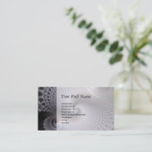 無限らせん状- Fractal Art 名刺 (スタンド正面)