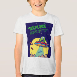 無限を探検しよう トライブレンドTシャツ