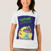 無限を探検しよう トライブレンドTシャツ (正面)
