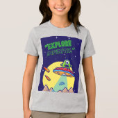 無限を探検しよう トライブレンドTシャツ (正面)