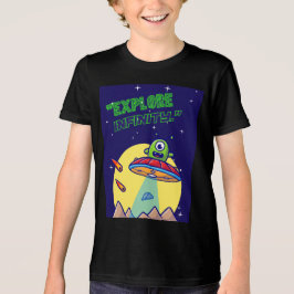無限を探検しよう トライブレンドTシャツ