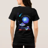 無限を探検しよう トライブレンドTシャツ (裏面)
