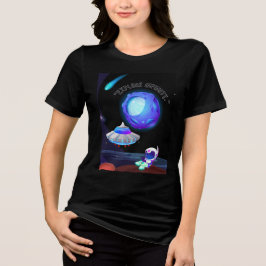 無限を探検しよう トライブレンドTシャツ