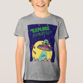 無限を探検しよう トライブレンドTシャツ