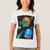 無限を探検しよう トライブレンドTシャツ (正面)