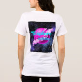 無限を探検しよう トライブレンドTシャツ (裏面)