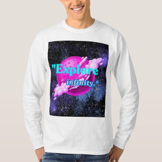 無限を探検しよう Tシャツ (正面)