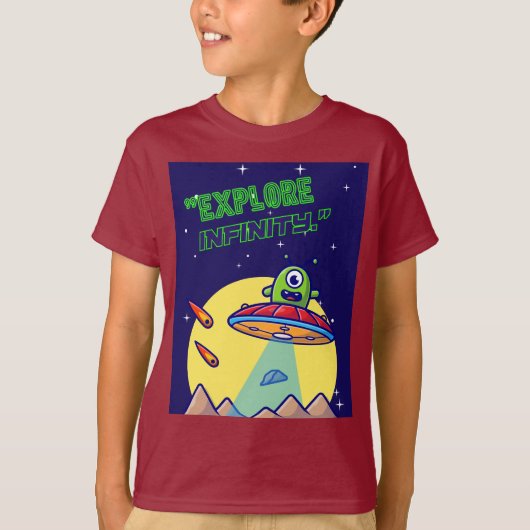 無限を探検しよう Tシャツ (正面)