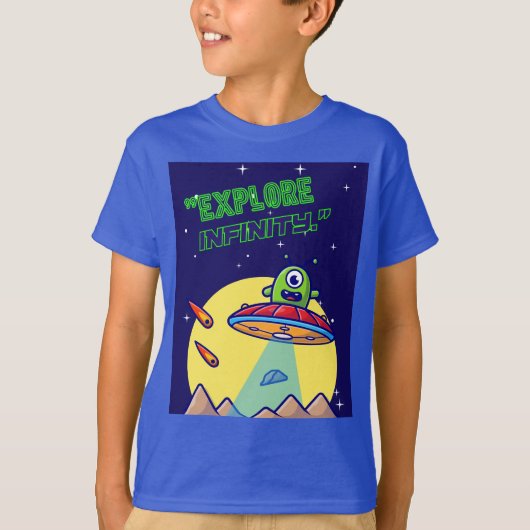 無限を探検しよう Tシャツ (正面)