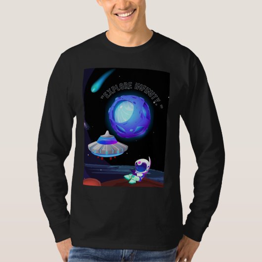 無限を探検しよう Tシャツ (正面)