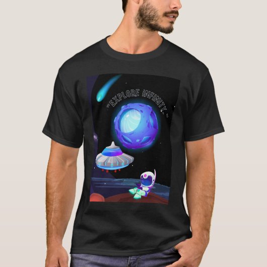 無限を探検しよう Tシャツ (正面)