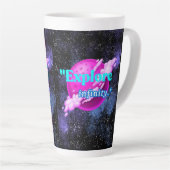 無限を探索する カフェラテマグ (右アングル)