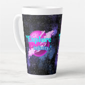 無限を探索する カフェラテマグ (左アングル)