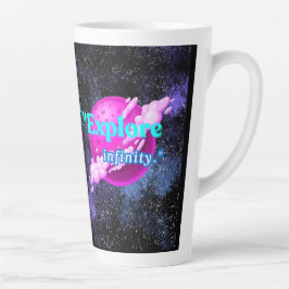 無限を探索する カフェラテマグ