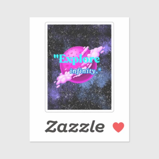 無限を探索する シール (シート)