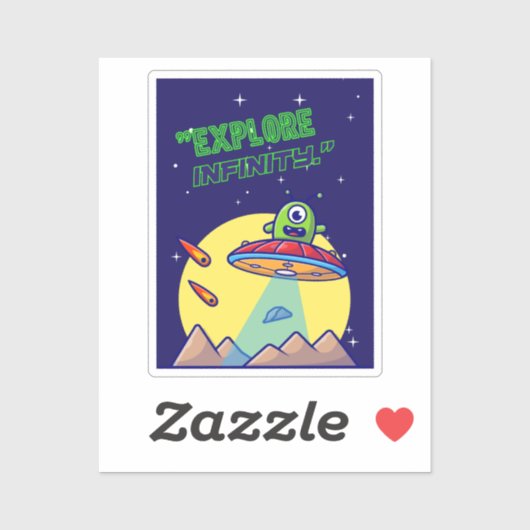 無限を探索する シール (シート)