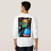 無限を探索する スウェットシャツ (裏面フル)