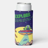 無限を探索する スリム缶クーラー (Seltzer裏面)