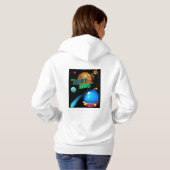 無限を探索する パーカ (裏面フル)