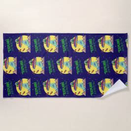 無限を探索する ビーチタオル